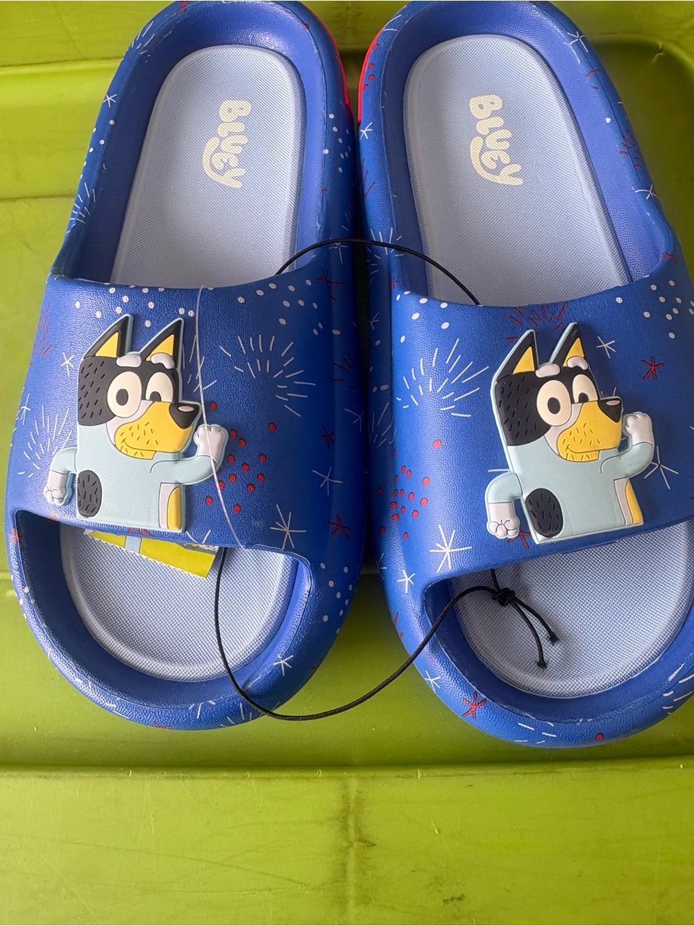 NEW - Bluey Men Slides - Bandit - Size 7